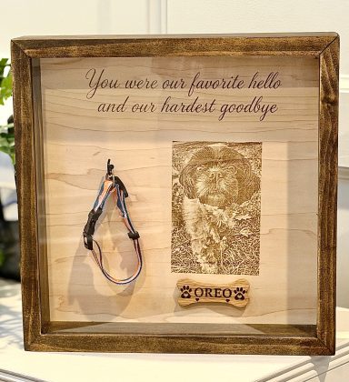 Pet Memorial Shadow Box Pet Memorial Shadow Box